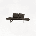 thumbnail image 3 of Loveseat - Linen Modern Small Space Living Room Loveseat, 3 of 7