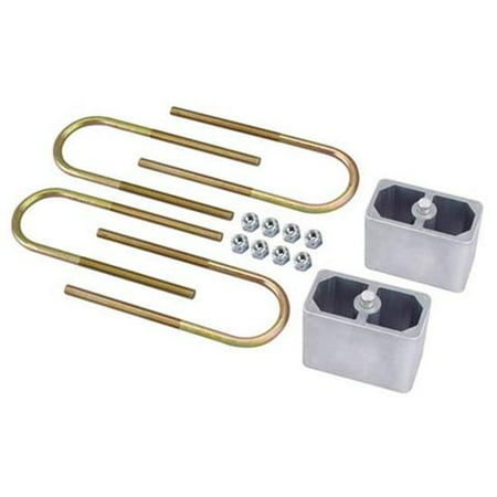 S10 Leaf Springs - Universal Leaf Spring Lowering Block Kit, 4 Inch