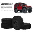 thumbnail image 2 of <p>RC Car Tire, 120mm 1.9in RC Car Wheel Shock Absorb Easy Replacement 4PCS With 10 Spoke Nylon Wheel Rims For RC Crawler</p>, 2 of 8