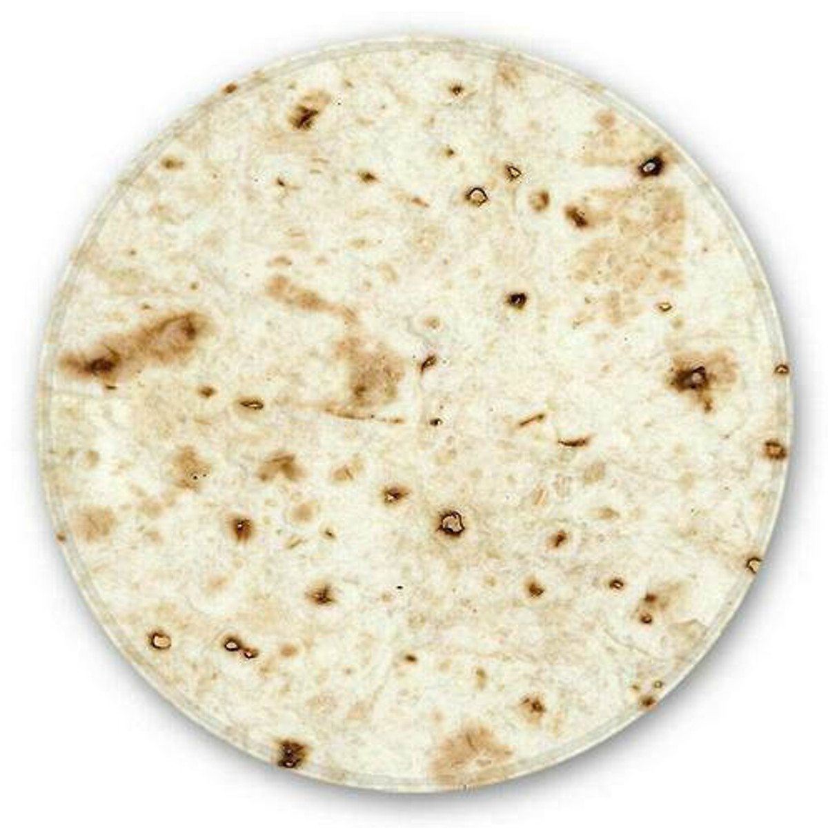 Burritos Tortilla Blanket, Throw Tortilla Texture Soft Fleece Throw