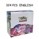 thumbnail image 1 of Juego de cartas coleccionables de Pokémon para niños, 60-360 piezas, caja de refuerzo en inglés, juguetes de colección, regalos Fivean unisex, 1 of 2