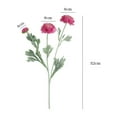 thumbnail image 6 of Sunjoy Tech 3-Head Artificial Peony Lifelike Fade-Resistant Flower Arrangement Photo Props Scene Layout Faux Silk Flower for Wedding Garden Decor, 6 of 8