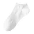 thumbnail image 2 of Sensestyle Womens Socks, 1 Pairs Unisex No Show Socks Cut Ankle Footies for Sneakers Absorbing Boat Socks for Women White, 2 of 5