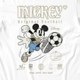 thumbnail image 3 of Disney Mickey Mouse Soccer Original Football Men's T Shirt (White, S-XXXL), 3 of 4