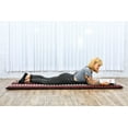 thumbnail image 2 of Leewadee Rollable Floor Mat M – Comfortable and Rollable Thai Mattress, Soft Massage Mat Filled with Kapok, Perfect to Use as a Sleeping Mat 75 x 28 inches, Green, 2 of 8