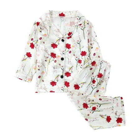 

JUMESG Back To School Outfits for Teen Girls Toddler Girl s Graphic Crew Neck Sweatshirt Pullover Tops and Sweatpants Fall Outfits for Toddler Girls (Red 1-2 Years)