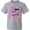 AC-Heather Grey, variant on Inktastic 100 Days of School Stars in Pink Youth T-Shirt