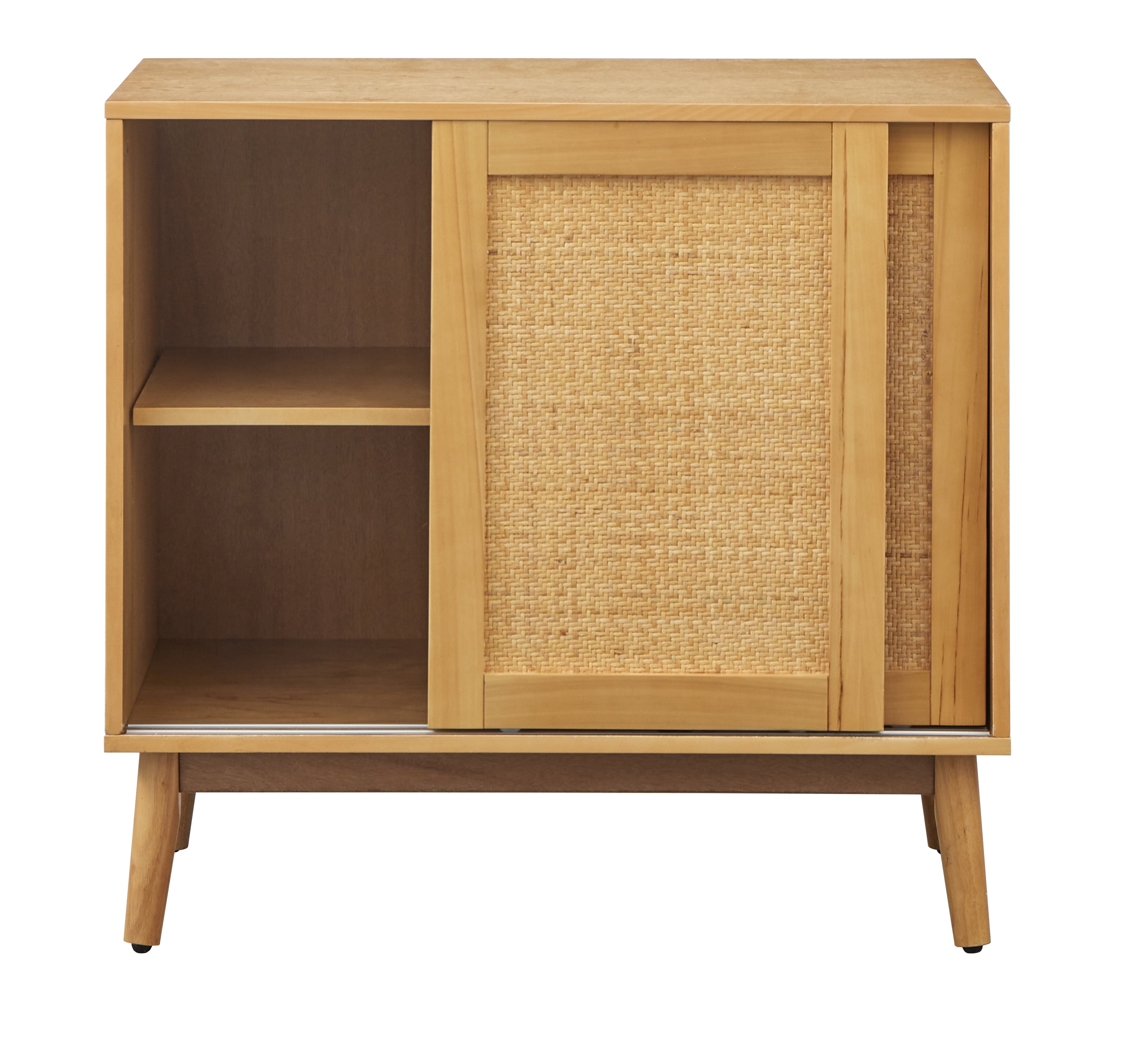 TMS Radcliff 32" Wide Sliding Door Buffet, Natural Finish