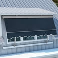 thumbnail image 3 of MCombo Patio Window Awnings 6.25'x8', Fully Assembled Manual Retractable Sunshade Canopy for Windows, 4167 (Dark Blue), 3 of 8