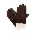 thumbnail image 5 of Isotoner Women's Ultraplush Microsuede Gloves with Sherpa Cuff, Brown, L/XL, 5 of 7