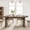 Brown, variant on 70.8 Inch Oval Farmhouse Dining Table for 6-8 People, Long Large Kitchen Table with Thick Sturdy Wooden Base-Brown