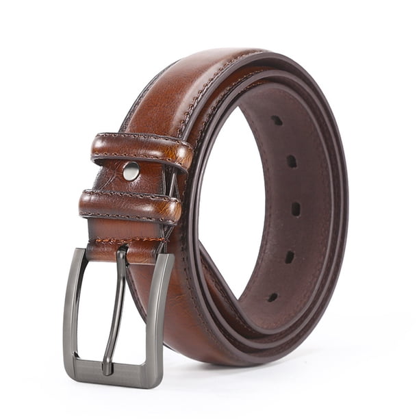 Cinturón Sonducket para hombre de piel de vaca de imitación color Café