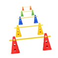 thumbnail image 2 of Mornei Adjustable Obstacle Training Set Interactive for Running Pet Exercise Sports 5Pcs, 2 of 8