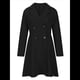 thumbnail image 2 of Vestido Blazer Elegante de Doble Botonadura, Corte Entallado, con Solapa con Muesca, Larga, Informal, para Eventos de Trabajo Negro XL, 2 of 8