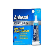 Anbesol Gel Regular Strength Cool Mint - .25 oz, Pack of 4