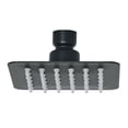 thumbnail image 1 of Regadera Cuadrada 4 Acero Inoxidable Sin Brazo Negro Tubig R-413SM, 1 of 3