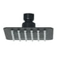 thumbnail image 1 of Regadera Cuadrada 4 Acero Inoxidable Sin Brazo Negro Tubig R-413SM, 1 of 3