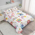 thumbnail image 2 of Datura home Girls Bedding Comforter Set Little Princess and Rainbow Castle, 2 of 7