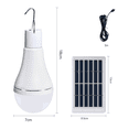 thumbnail image 5 of Luz De Emergencia Usb Solar Recargable Y Extraíble 60w 2 Pzs Eo Safe Imports Negro, 5 of 5