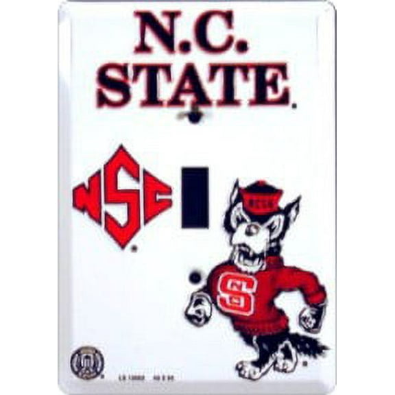 N C State Light Switch Metal Light Switch Plate