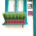 thumbnail image 4 of Ouddy Decor Artificial Grass Fake Plants OutdoorUV Fake Grass Artificial Stems Plastic Shrubs For Patio Garden Front Porch Home Window Box Decor 18 Bundles, 4 of 6
