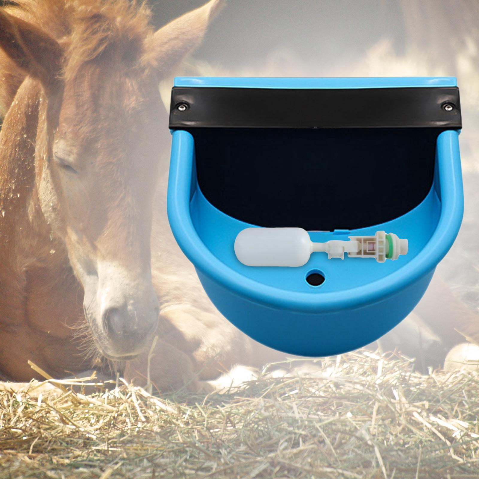 amagogo Automatic Bowls and Feeders Dispenser Drinker for Dogs Horses Cattle Sheep Water Light Blue