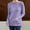 Purple, variant on DuoJiaJ Knit Pullover Sweater Casual Loose Fit Ribbed Long Sleeve Top Soft Comfortable Round Neck Basic Tunic Blouse For Fall Winter Womens Fall Sweater Pullover Black L