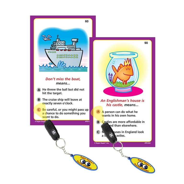 Super Duper Publications | Focus on 320 Idioms & Proverbs Secret