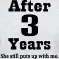 thumbnail image 3 of CafePress - 3Rd Anniversary Funny Quote Light T Shirt - Light T-Shirt - CP, 3 of 4