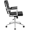 thumbnail image 5 of Modway Portray Highback Upholstered Vinyl Office Chair in Black, 5 of 5