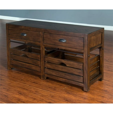 Sunny Designs Canyon Creek Console Table in Kings (King Sunny Ade Best Of The Classic Years)