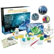 WILD ENVIRONMENTAL SCIENCE Crystal Growing Caves and Geodes - Science Kit for Ages 8+ - Grow Stalagmites, Columns and More - Includes Display Case