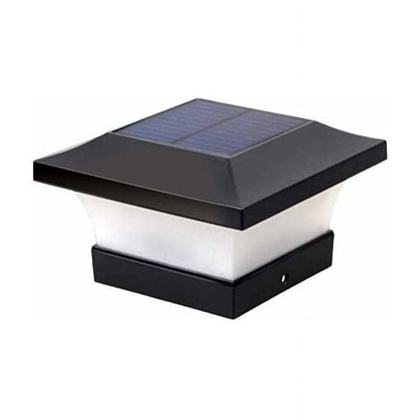 Luces solares para postes, luces solares para postes solares, luces solares impermeables para exteriores, luces solares LED adecuadas para postes de madera, cubiertas, patios, cercas