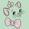 thumbnail image 2 of Girl's Aristocats Marie Face Graphic Tee Mint Small, 2 of 4