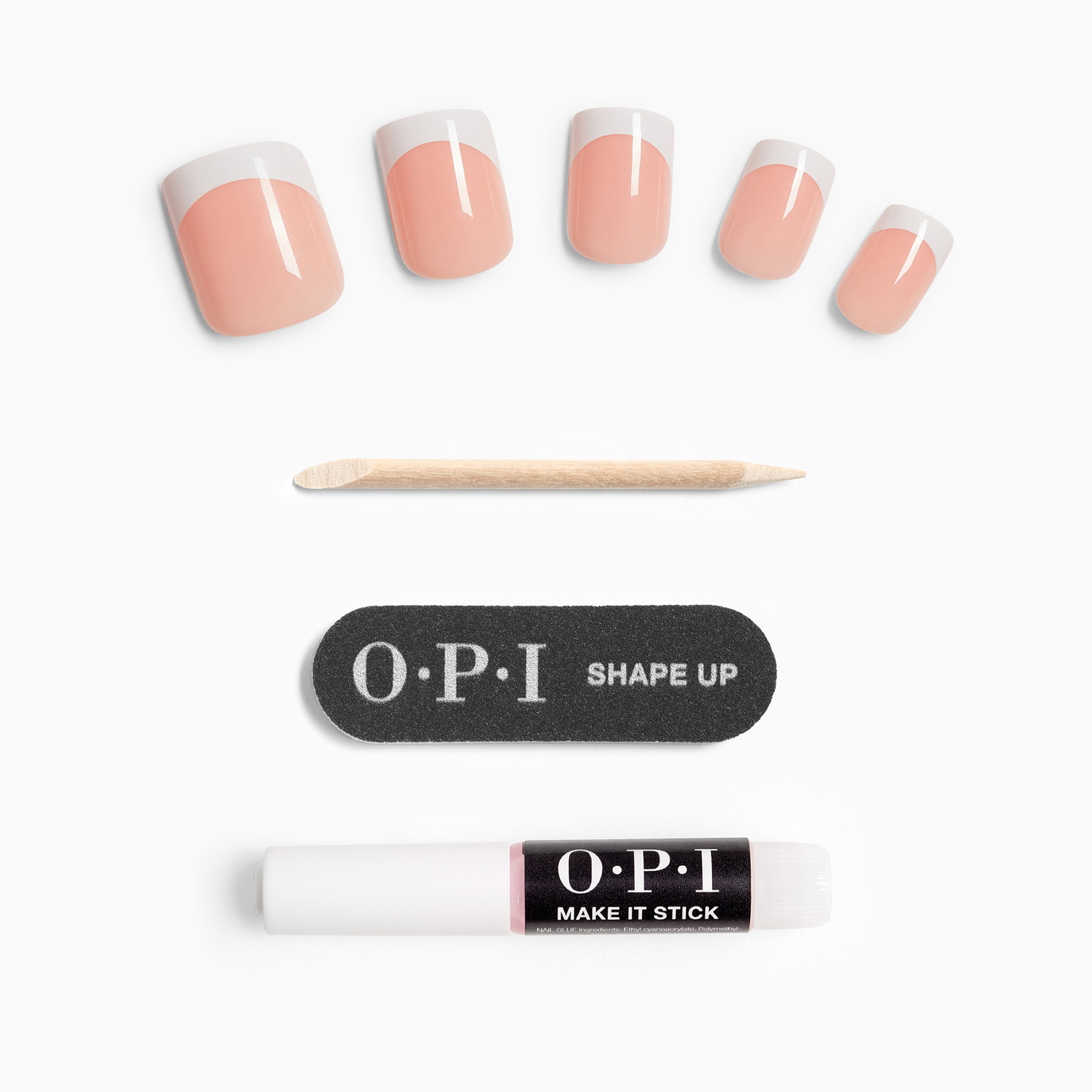 OPI On Point Instant Press On Nails, Fluent In French, False Nails, 24 Pieces