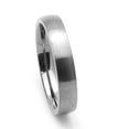 thumbnail image 2 of 4MM Comfort Fit Stainless Steel Wedding Band Satin Finished Classic Domed Ring (Size 5 to 12), 2 of 2