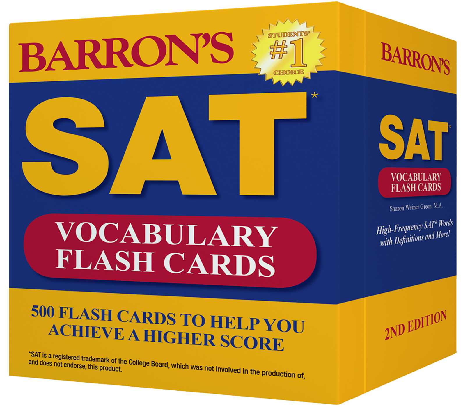 Barron's SAT Vocabulary Flash Cards 500 Flash Cards to Help You