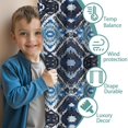 thumbnail image 3 of Blackout Kids Curtains,Boho Bohemia Geometric Line Art Childrens Insulated Curtains Set Of 2,Bedroom Essentials,Toddler Room Decor 52"x63"(132x160cm), 3 of 4