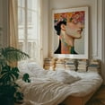 thumbnail image 4 of Optimist - Illustration Floral Surrealism Portrait Modern Art Flowers Abstract Botanical Unframed Wall Art Print 24 x 32 inches, 4 of 13