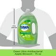 thumbnail image 3 of Dawn Ultra Antibacterial Liquid Dish Soap, Apple Blossom, 75 fl oz, 3 of 8