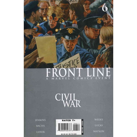 Civil War: Front Line #6 VF ; Marvel Comic Book