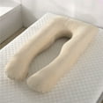 thumbnail image 7 of Pregnancy Pillow Cover, Rayon Cover from Bamboo, U Shaped Pregnancy Pillow Cover, Cooling Maternity Pillow Cover for 55" x 31.5" Pregnancy Pillows, 7 of 7