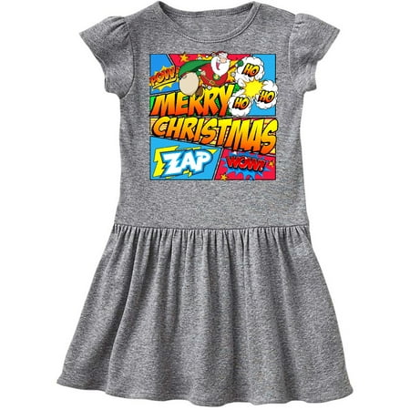 

Inktastic Christmas Comic Book Gift Toddler Girl Dress