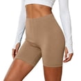 thumbnail image 2 of Diufon Yoga Shorts for Women Elastic High Waist Seamless Gym Shorts Casual Running Shorts for Under Dresses, 2 of 8