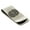 Silver, variant on Stainless Steel Letter Q Initial 3D Cube Box Monogram Engraved Engraved Money Clip Credit Card Holder