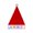 A, variant on Eolstice Christmas LED Light Up Hat with Numbers and Letters, Adjustable Flashing Santa Claus Hat, Fun Novelty Xmas Headwear for Holiday Party