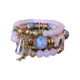 thumbnail image 4 of Pulsera Bohemia Yinane Pulsera con Cuentas en Capas Rosa, 4 of 8