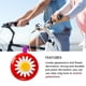 thumbnail image 5 of Naiovety Margarita flor niños ciclismo para manillar campana multicolor alarmante decoración de bicicleta Ciclismo rojo violeta, 5 of 5