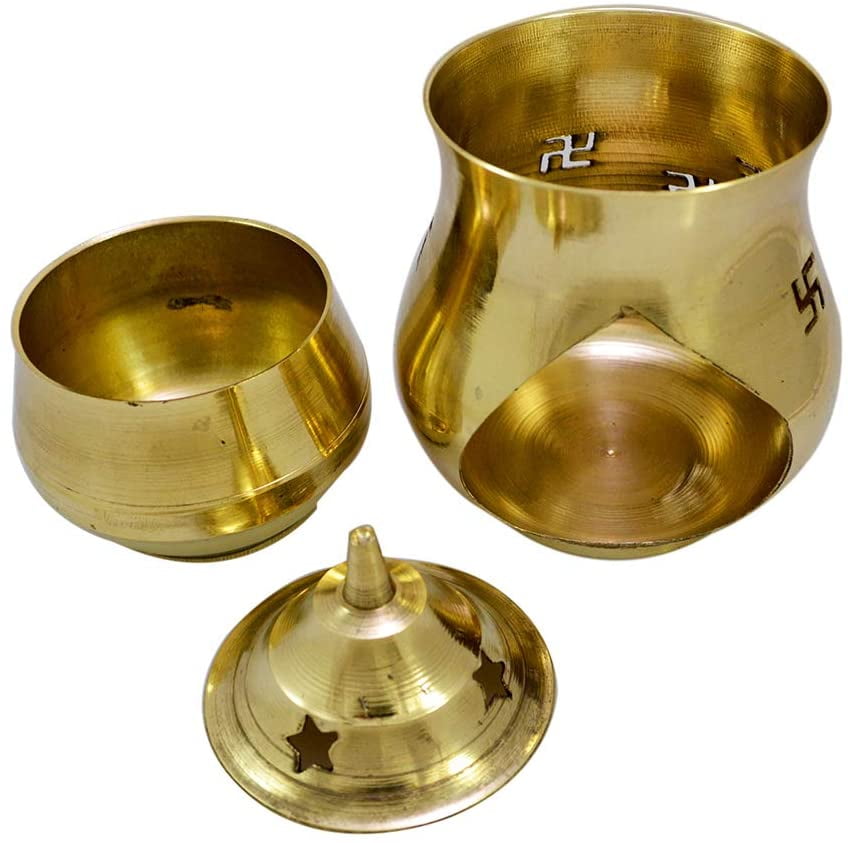 Brass Aroma Incense Burner Camphor Lamp Magic Lamp/Oil Burner/Oil Diffuser 