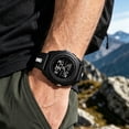 thumbnail image 2 of Digital Multifunctional Mens Outdoor Sports Watch Waterproof Watch with Alarm Stopwatch Countdown Timer Backlight Military Style Wristwatch for Hiking Camping Running Climbing Fishing, 2 of 6